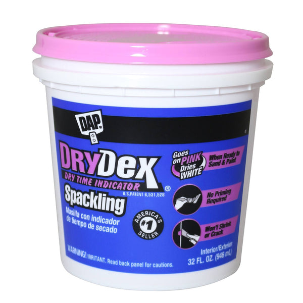 DAP DryDex® Dry Time Indicator Spackling 946 mL Pink/White